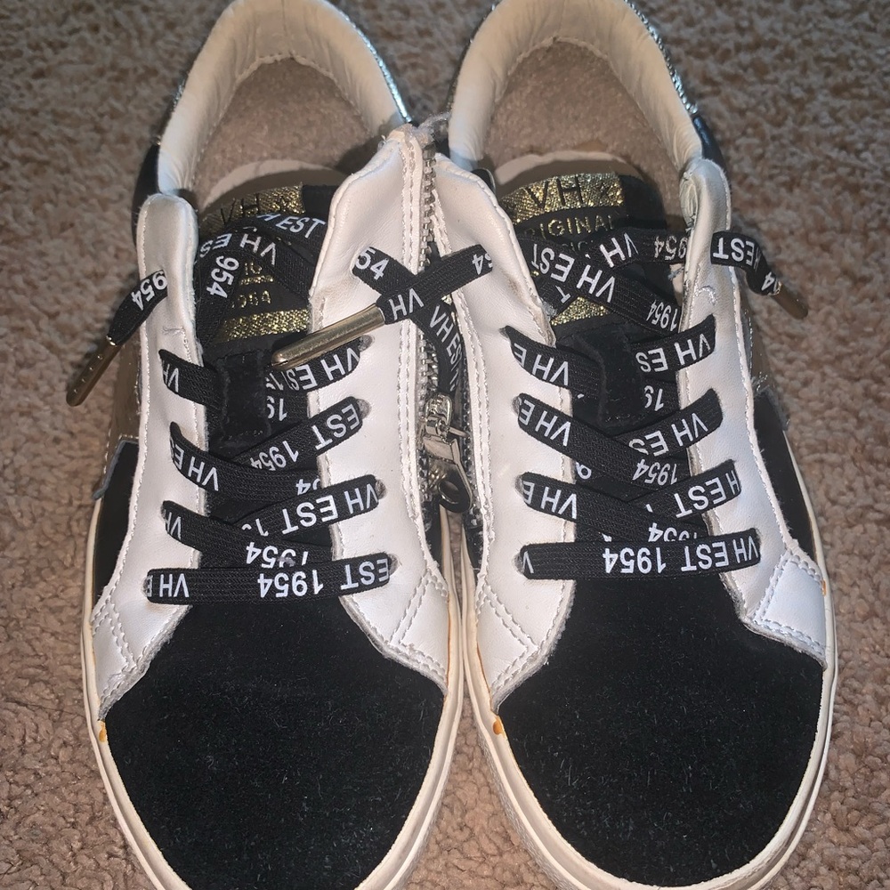 Stylish Black and White Kids Shoes